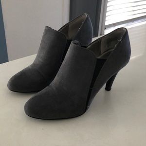 Suade Grey ankle boots
